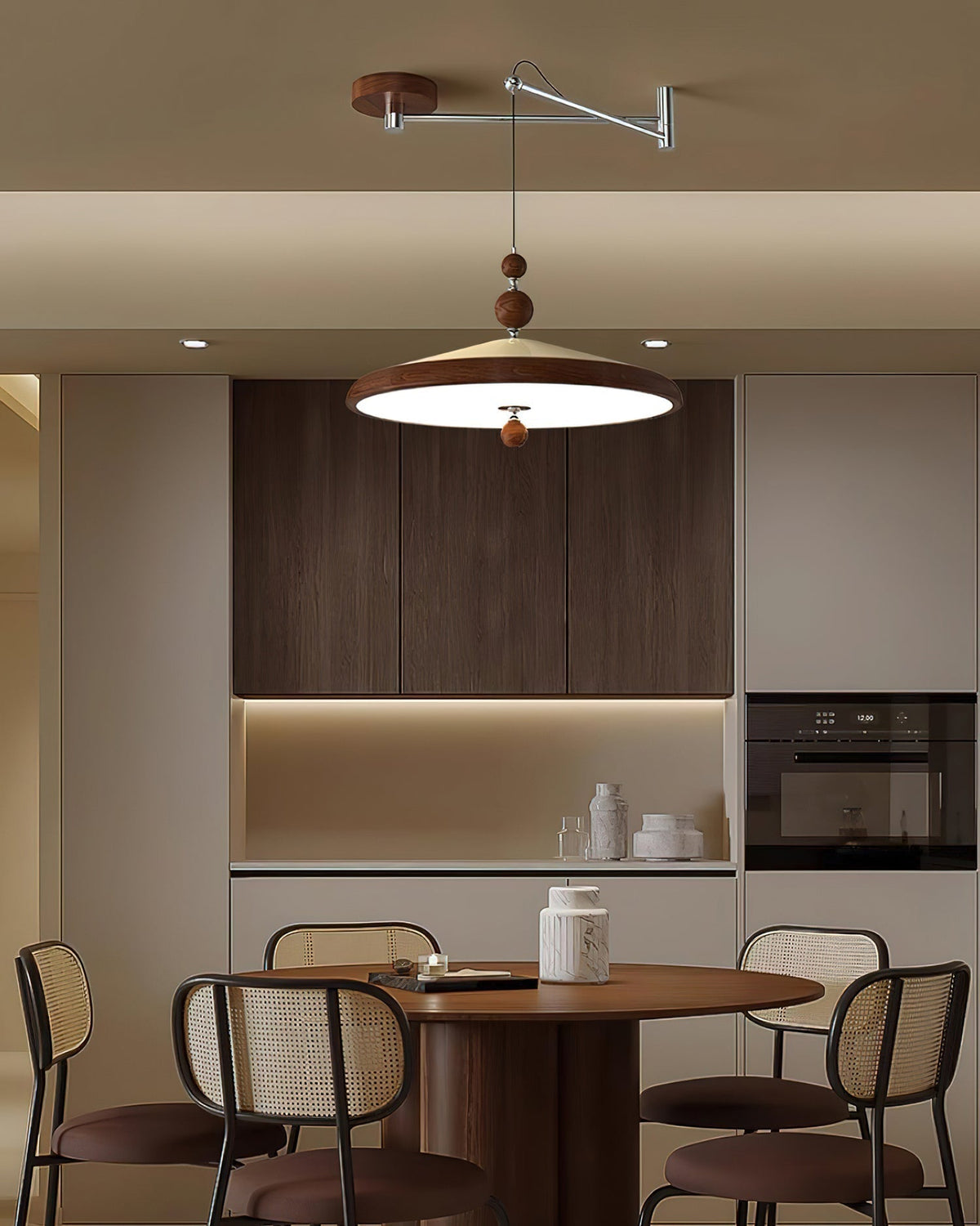 Geyon Adjustable Arm Pendant Lamp-Neutral Decor