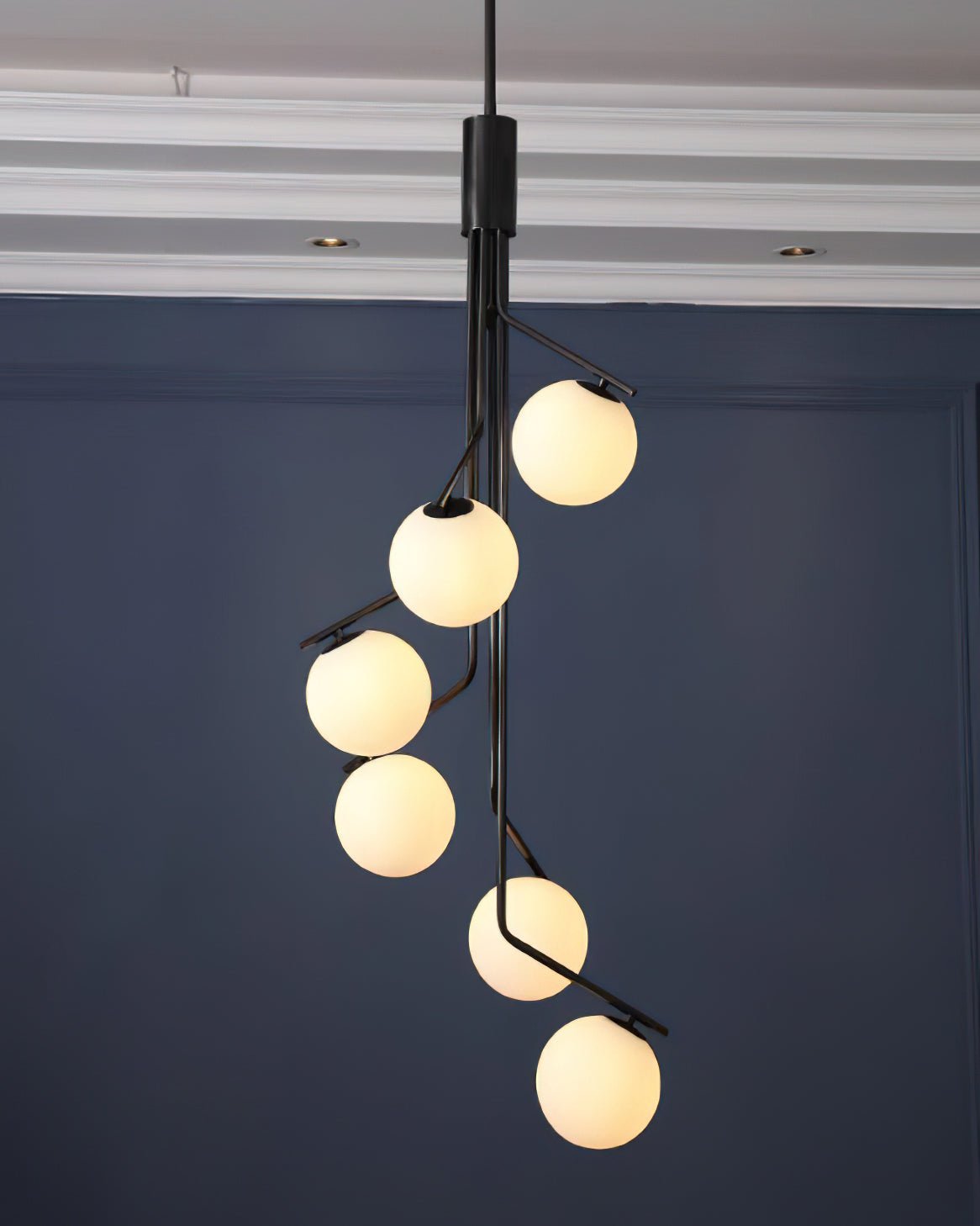 Kirios Lustre Doré Branche Globe LED