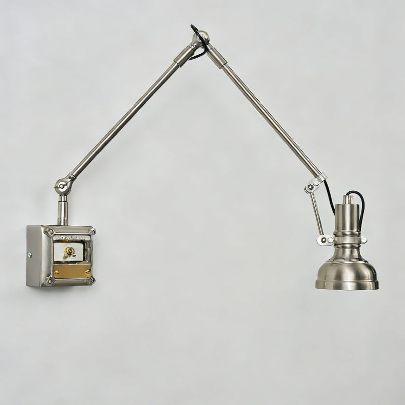 The sconce shown with an Edison bulb for a vintage look