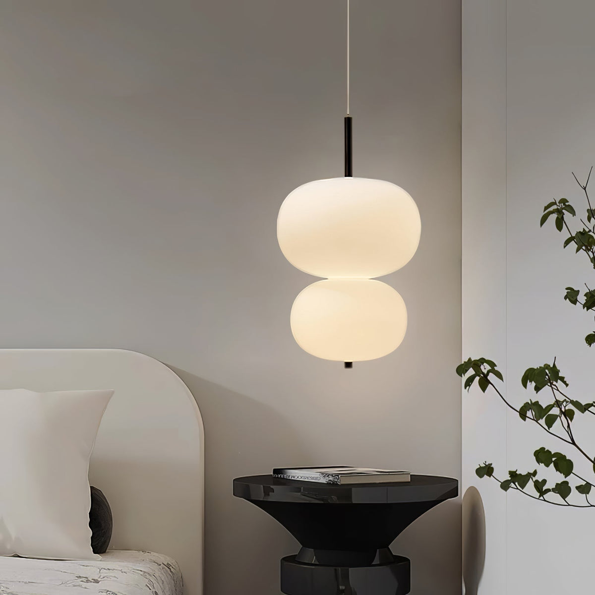 Duality Suspension en Verre Moderne