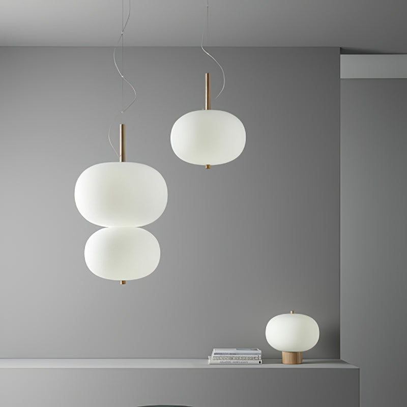Duality Suspension en Verre Moderne