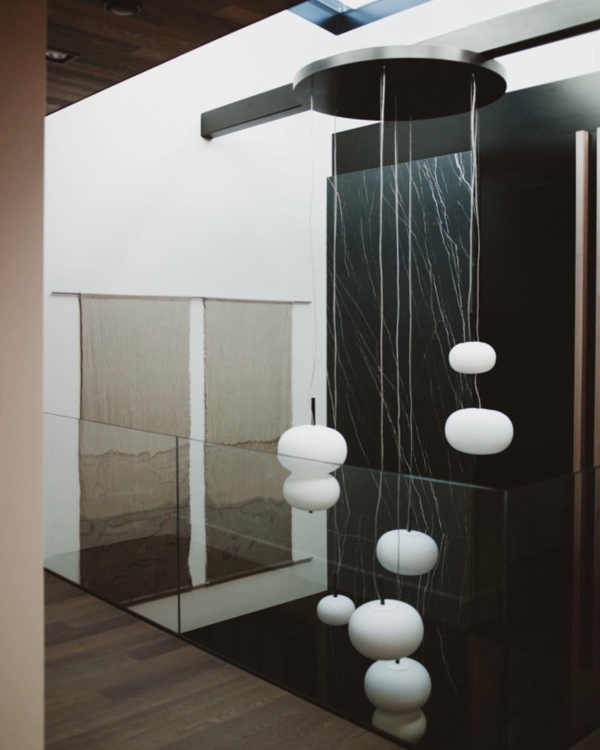 Duality Suspension en Verre Moderne