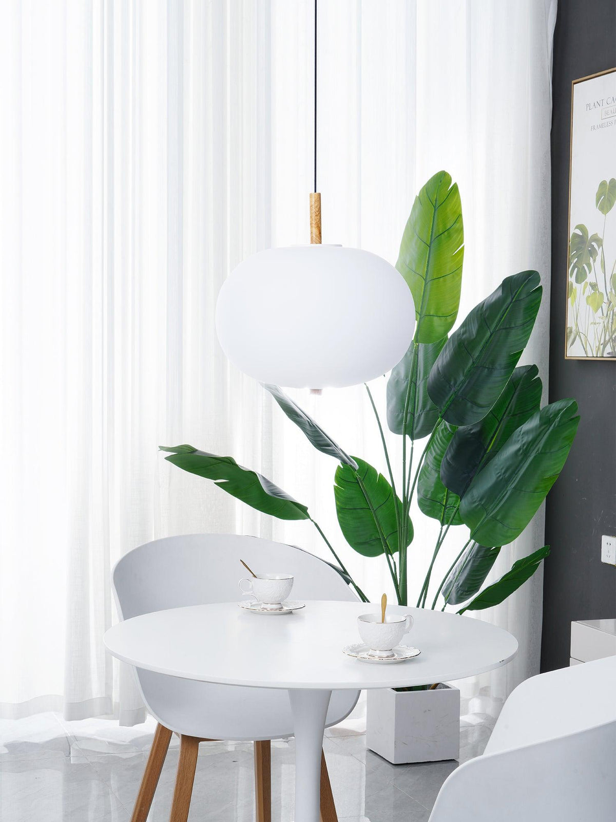 Duality Suspension en Verre Moderne