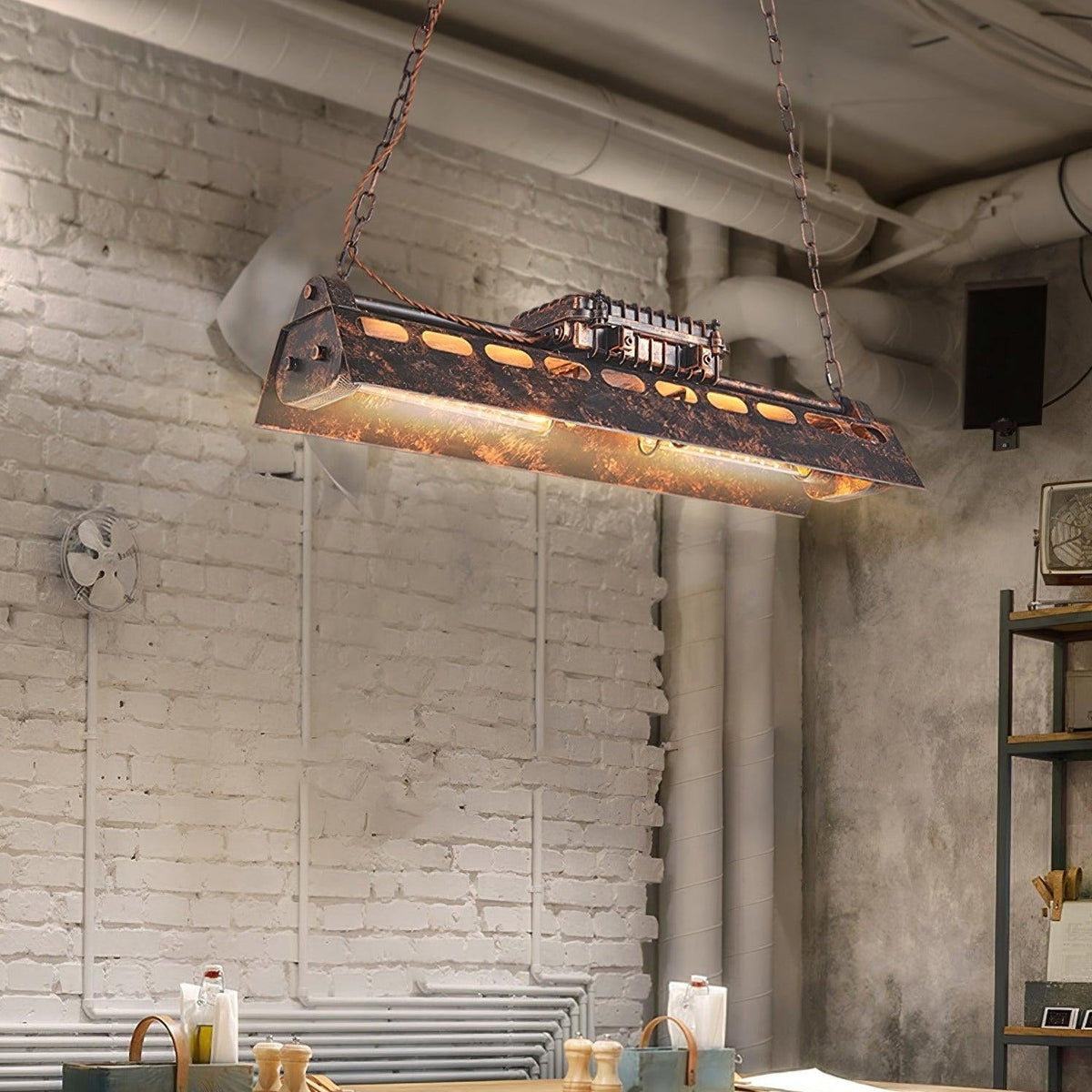 Noah Lustre Industriel Steampunk