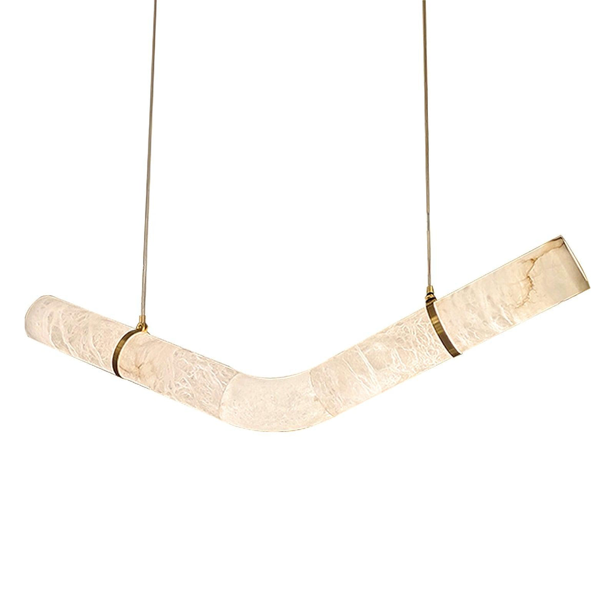 Utalyra Suspension en Albâtre Courbée