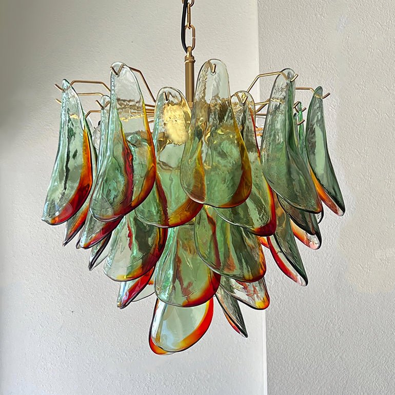 Selelle Lustre en Verre Murano Pétale Élégant