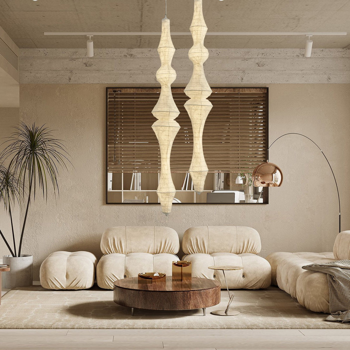 Zonoria Suspension en Soie Artisanale