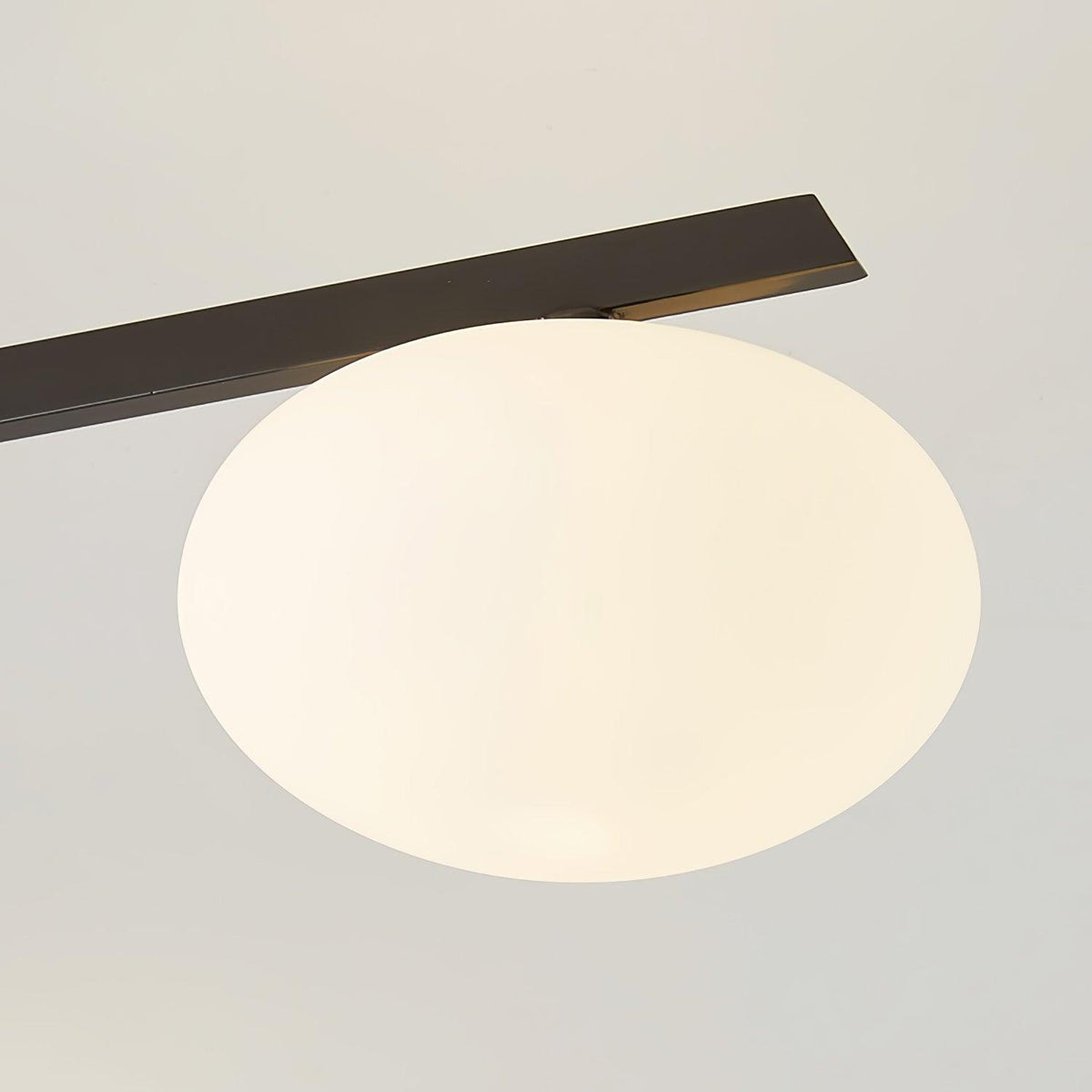Orenana Plafonnier Noir Blanc Verre