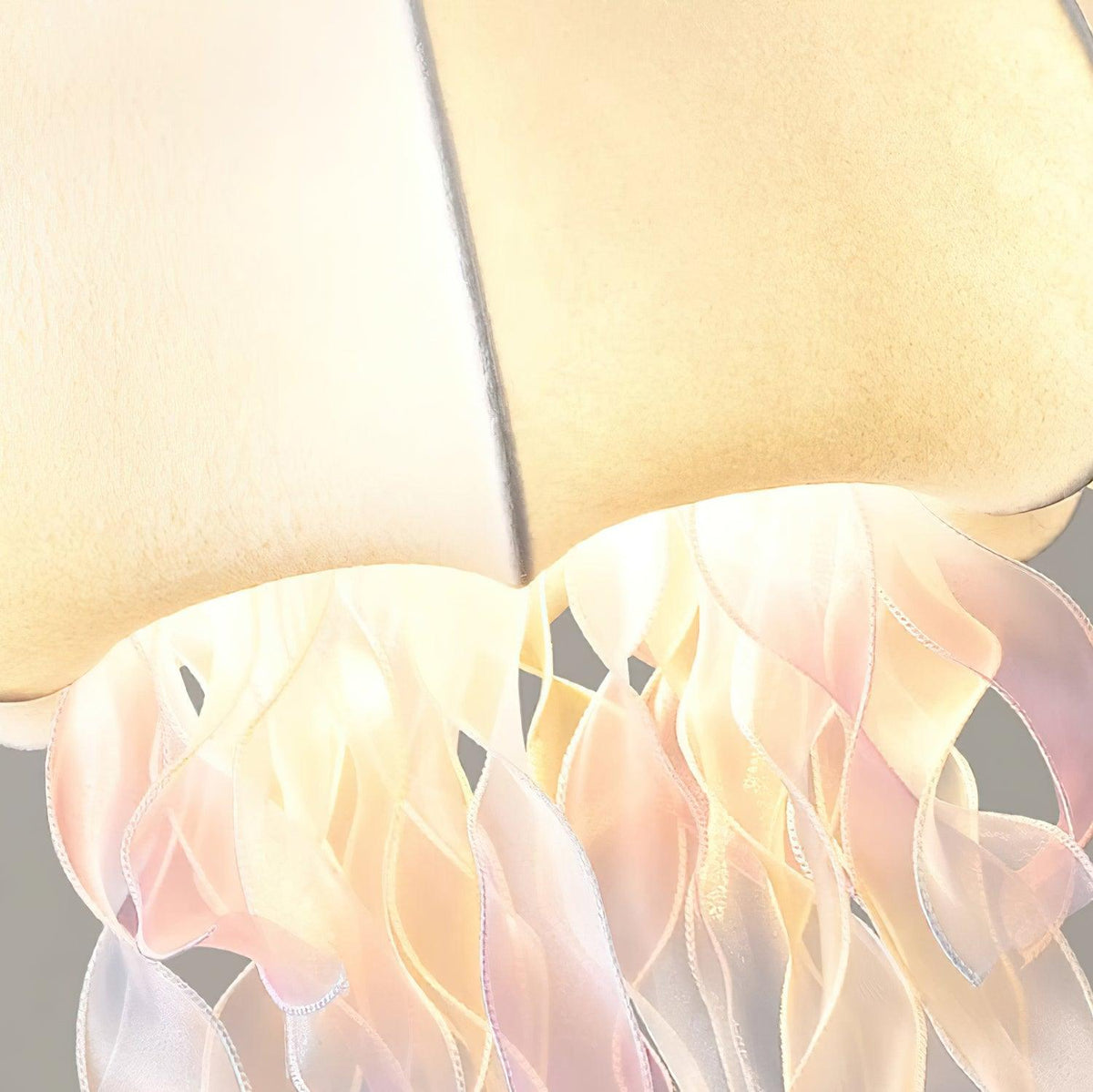 Avena Pendant Light with Iridescent Ribbons-Neutral Decor
