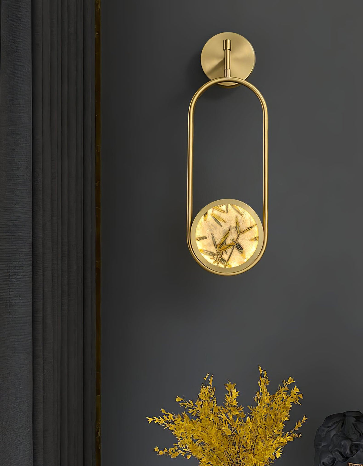 Nivena Applique Murale Laiton de Luxe