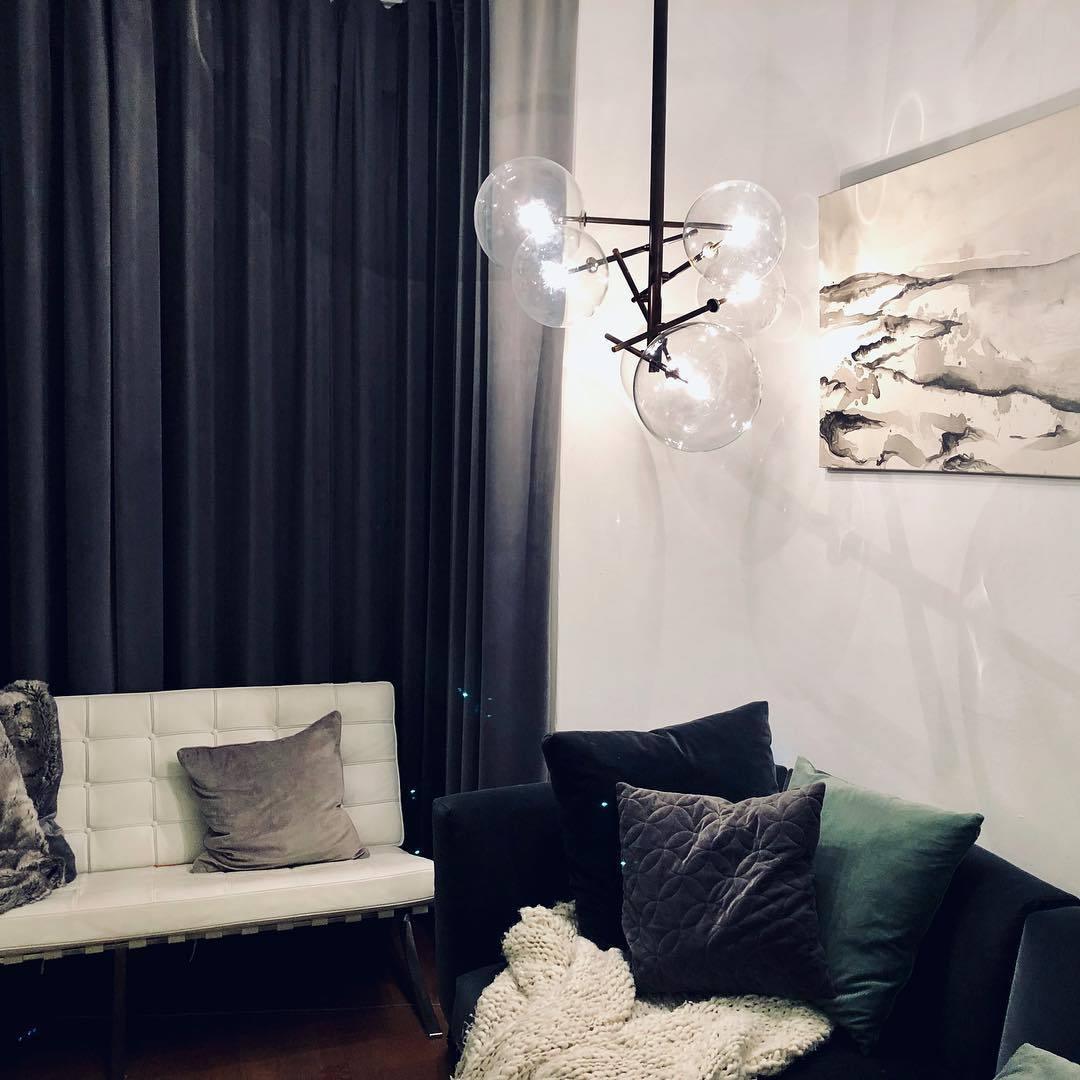 Coretta Lustre LED Cristal Clair