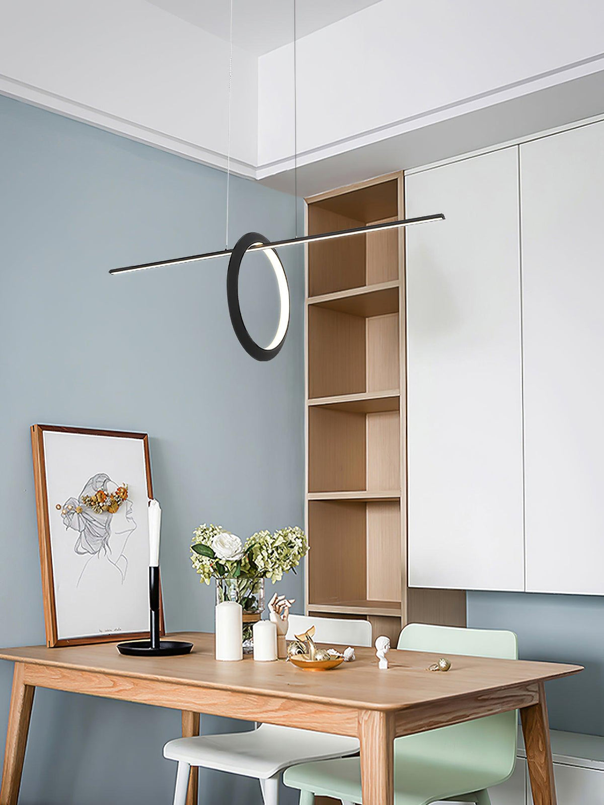 Orioner Suspension Lampe en Gel de Silice