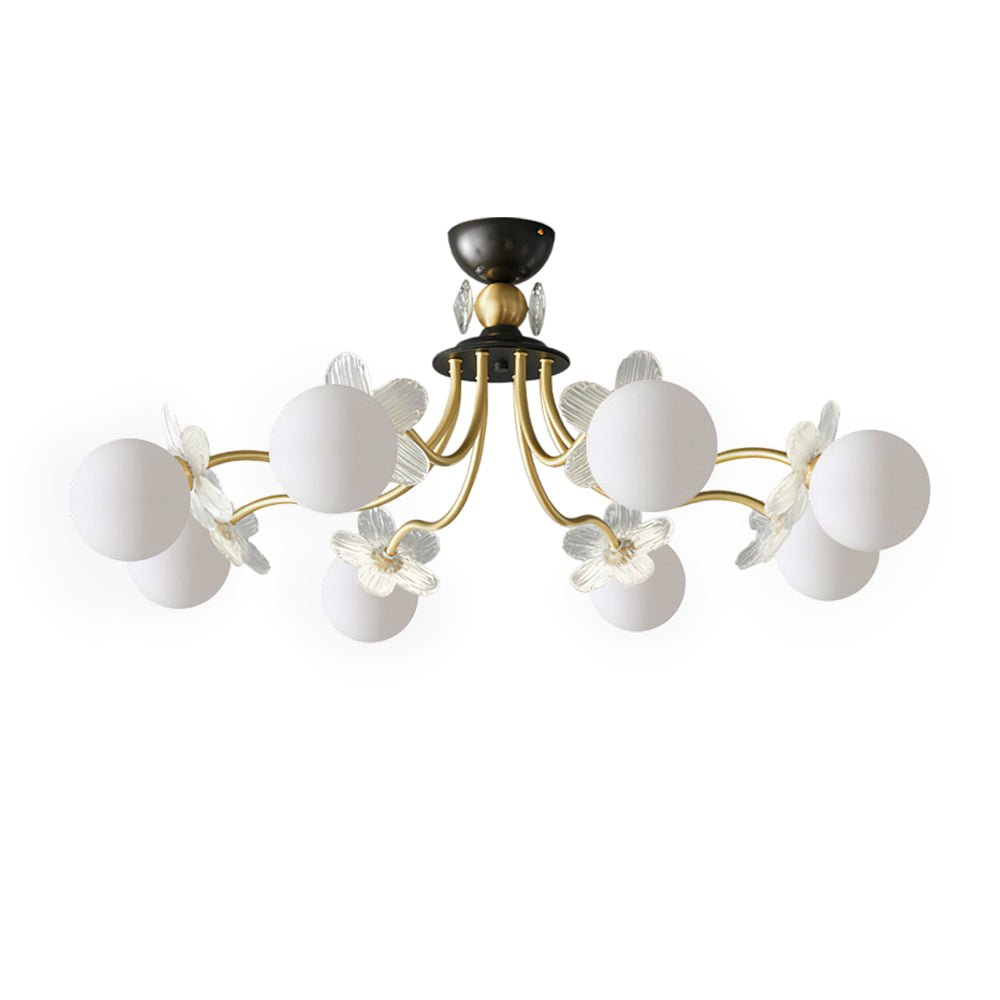 Lioraira Art Floraison Fleur Verre Lustre