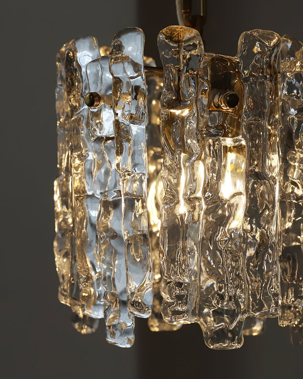 View from below the Kalmar Pendant Light, showing the bulb arrangement.