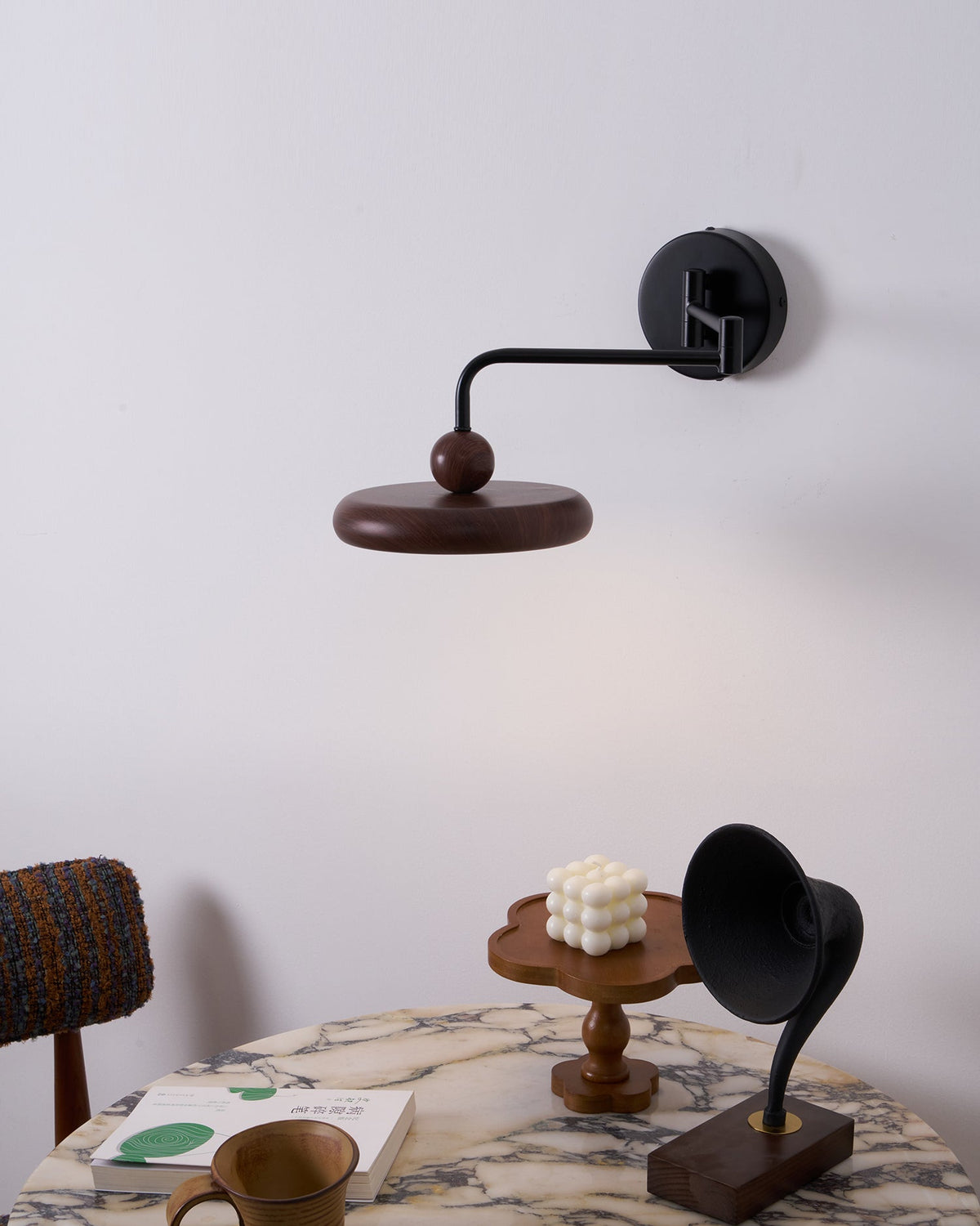 Tavo Wooden Wall Light-Neutral Decor