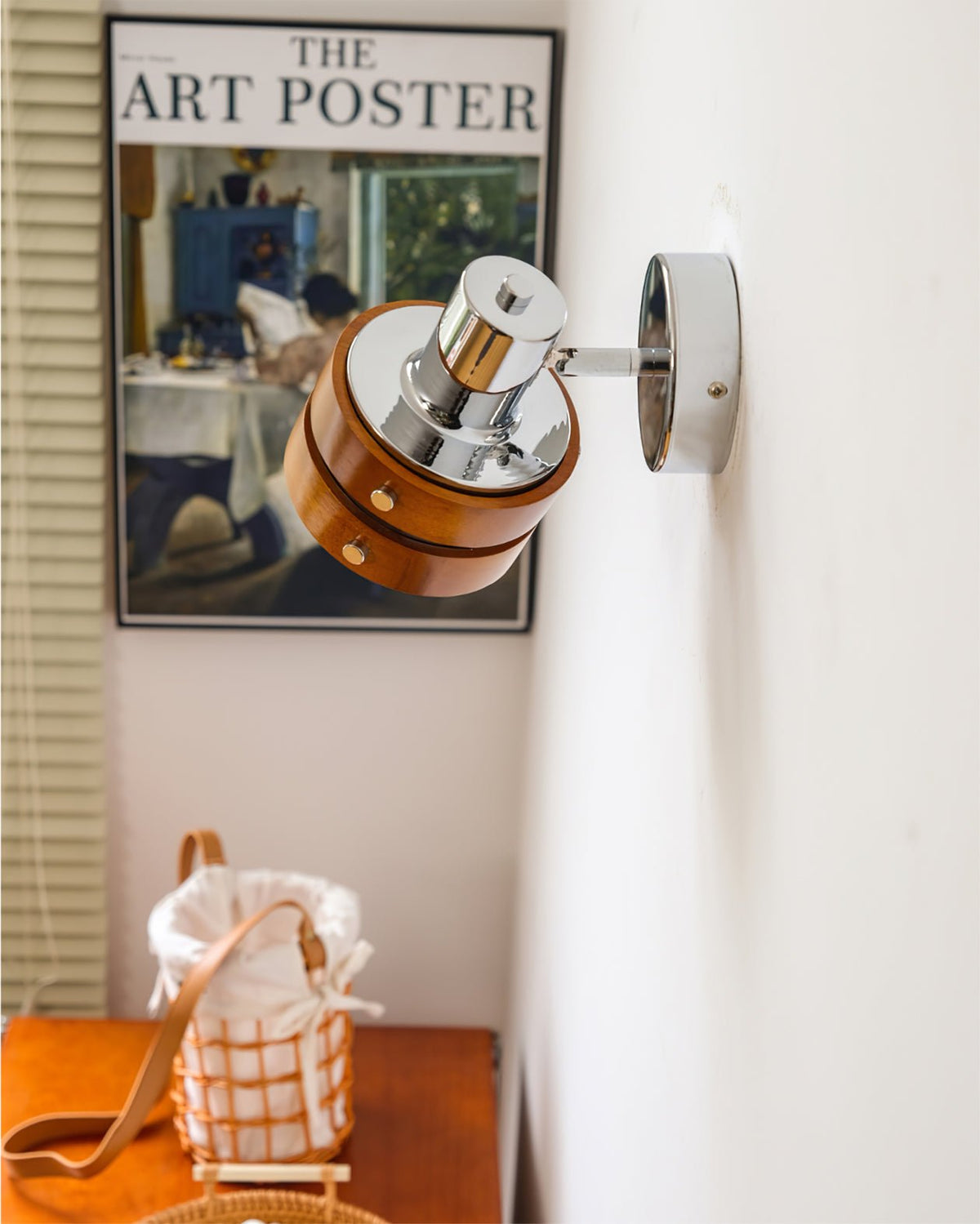 Oreniona Applique Murale en Noyer Art Nordique Premium