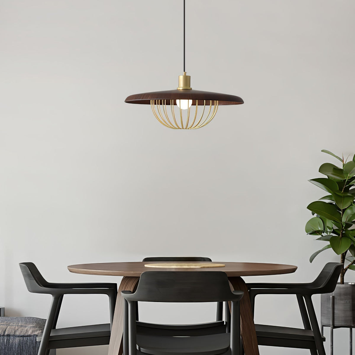 Elanora Suspension Rétro Vintage en Bois