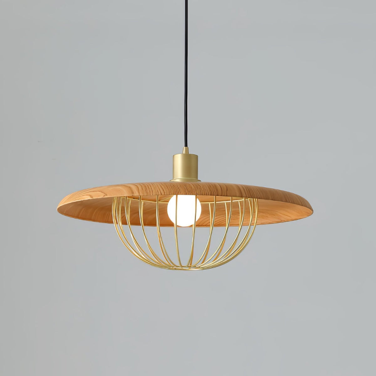 Elanora Suspension Rétro Vintage en Bois