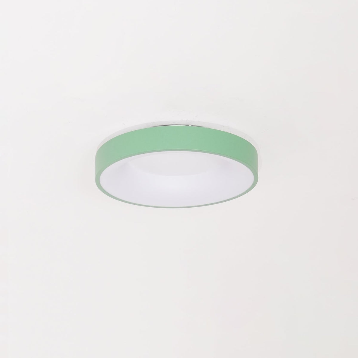 Gaviora Plafonnier en fer contemporain abat-jour vert