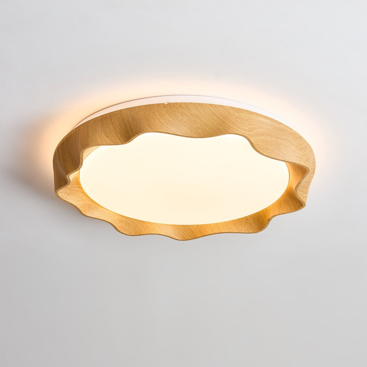 The Kerio Ceiling Light viewed from a distance in a hallway.