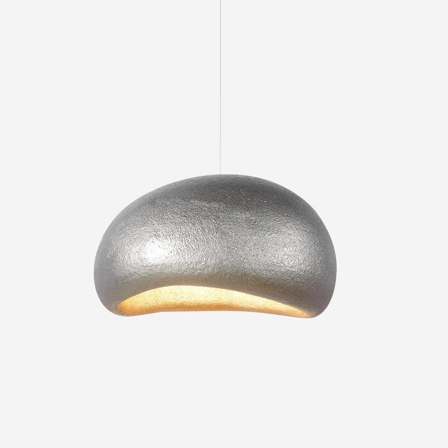 Pendant Lamp Pebble Inspired Organic Form Soft Glow Modern Artistic-Neutral Decor