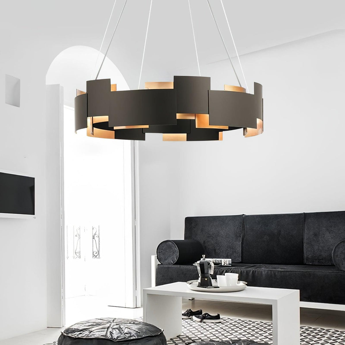 Silvaya Lustre Kichler Ovale Modules LED Écoénergétiques