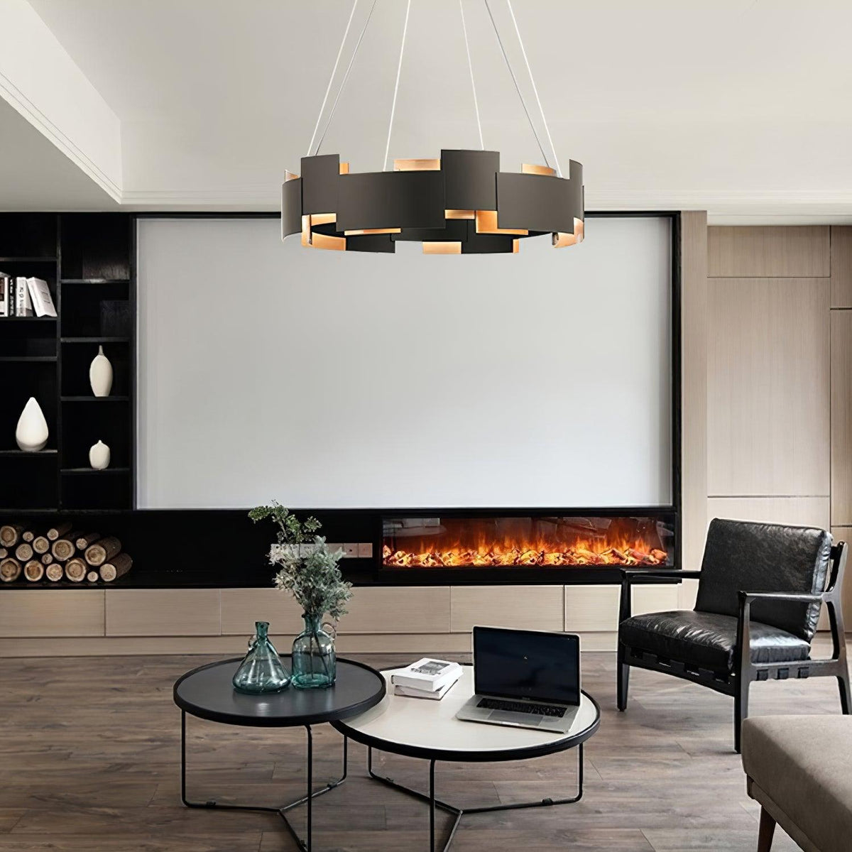 Silvaya Lustre Kichler Ovale Modules LED Écoénergétiques