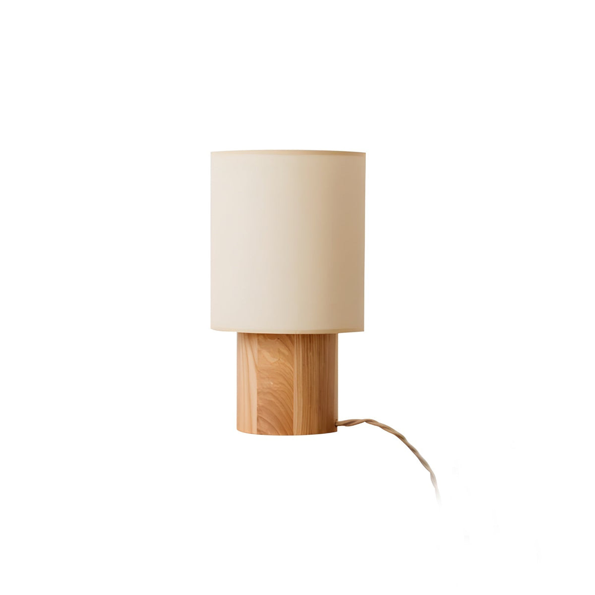 Alderielle Lampe de Table en Bois Noyer
