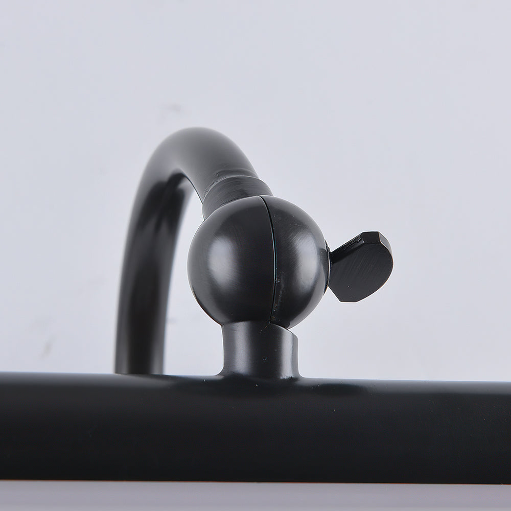 Lifestyle image showing the downward glow of the Kingsbury wall light.