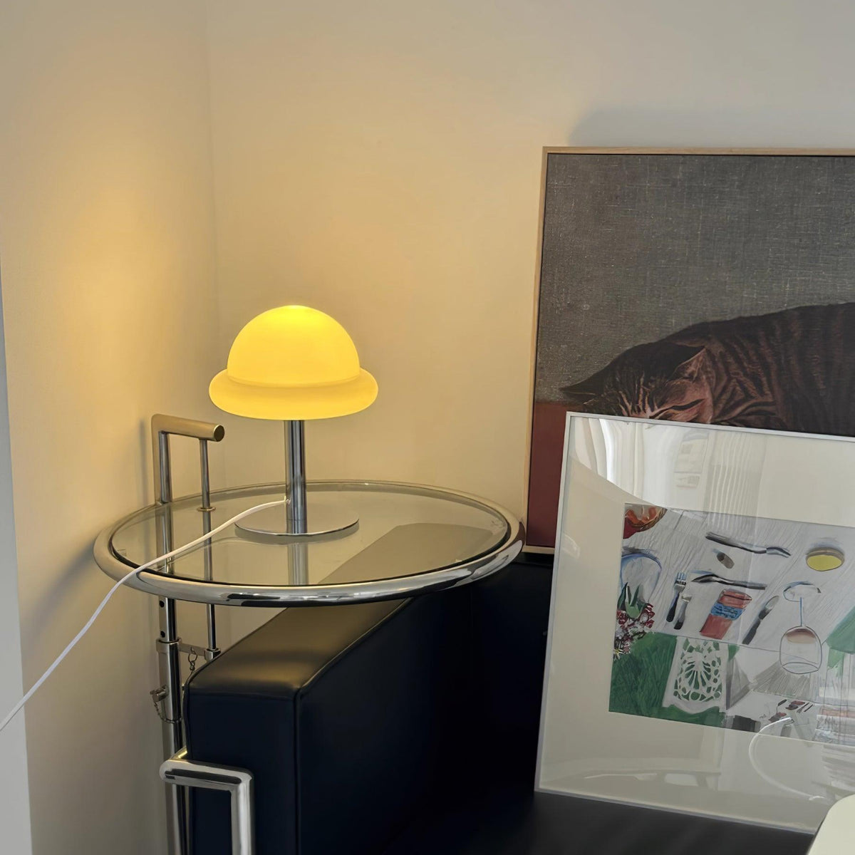 Eirisella Lampe de Table en Verre