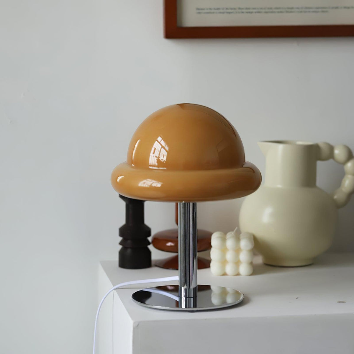 Eirisella Lampe de Table en Verre