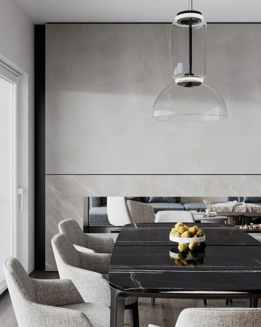Virelo Stacked Glass Cylinder Pendant Light-Neutral Decor