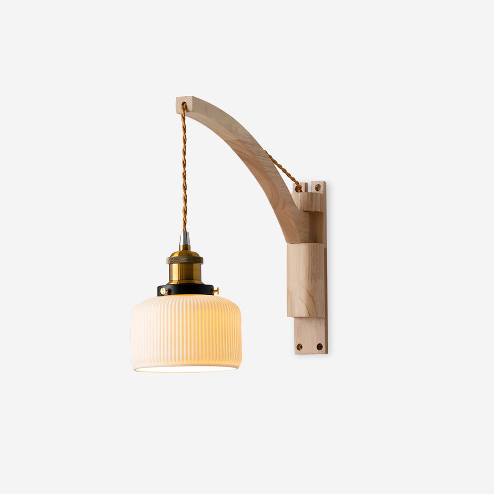 Novera Wall Lamp Ceramics-Neutral Decor