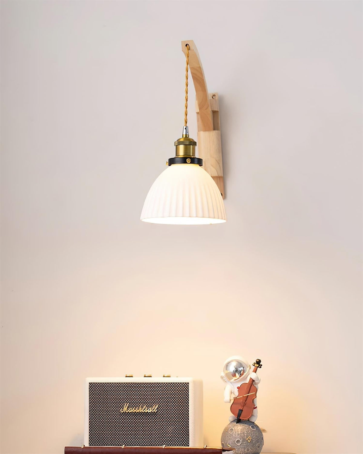 Novera Wall Lamp Ceramics-Neutral Decor