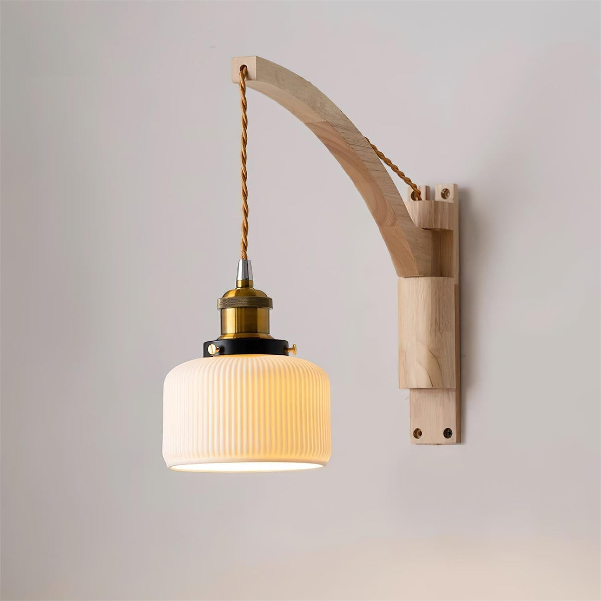 Novera Wall Lamp Ceramics-Neutral Decor