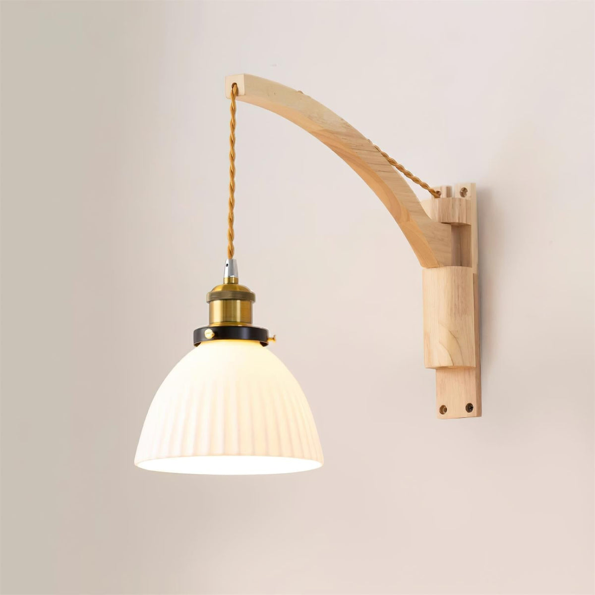 Novera Wall Lamp Ceramics-Neutral Decor