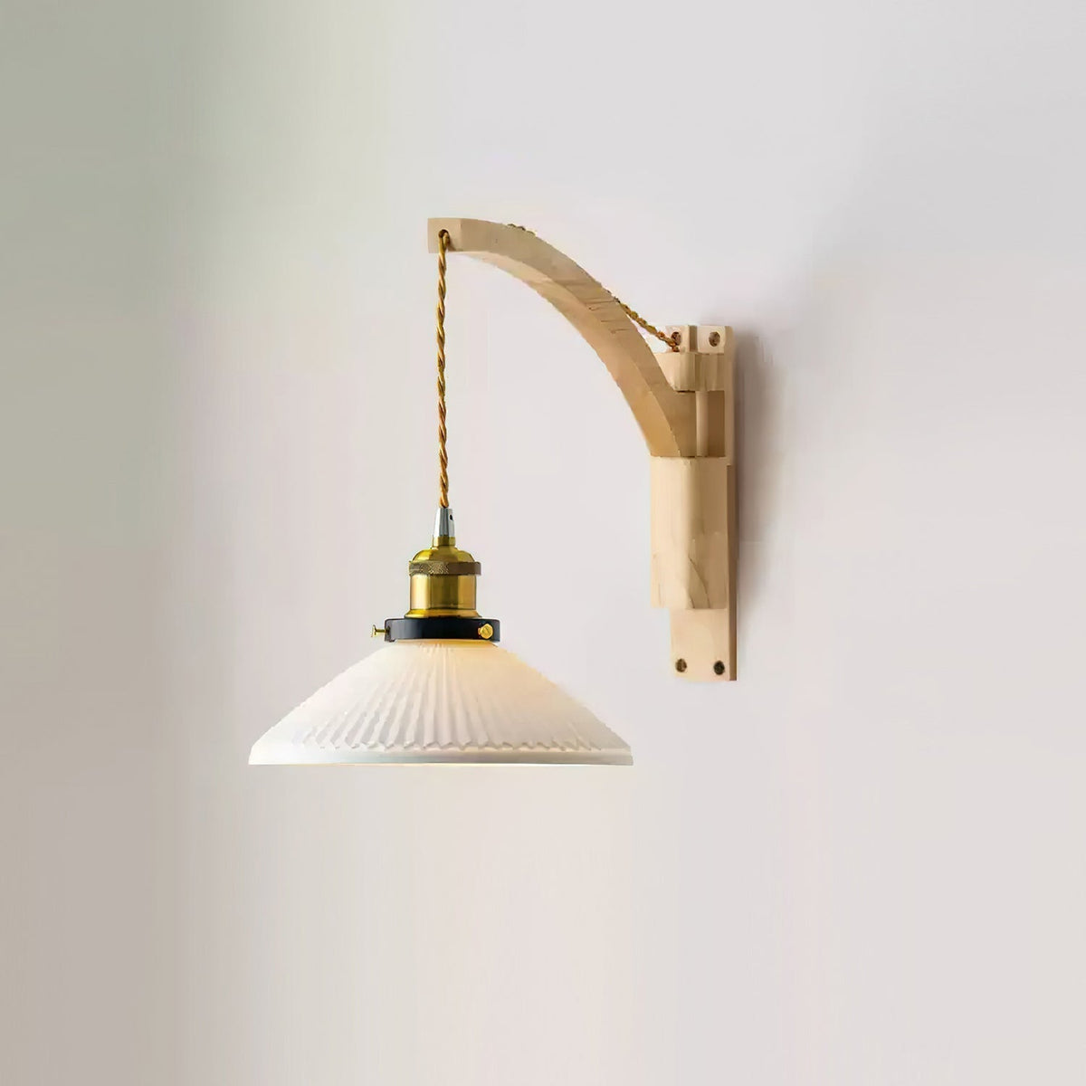 Novera Wall Lamp Ceramics-Neutral Decor