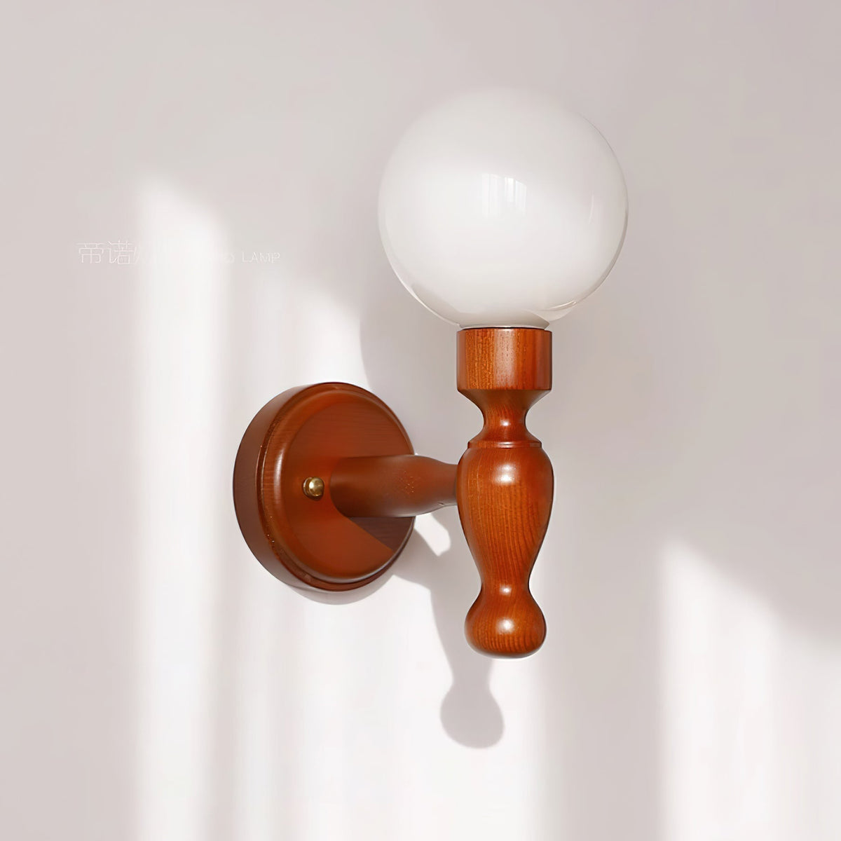 Orbel Mapleleaf Wooden Wall Lamp-Neutral Decor
