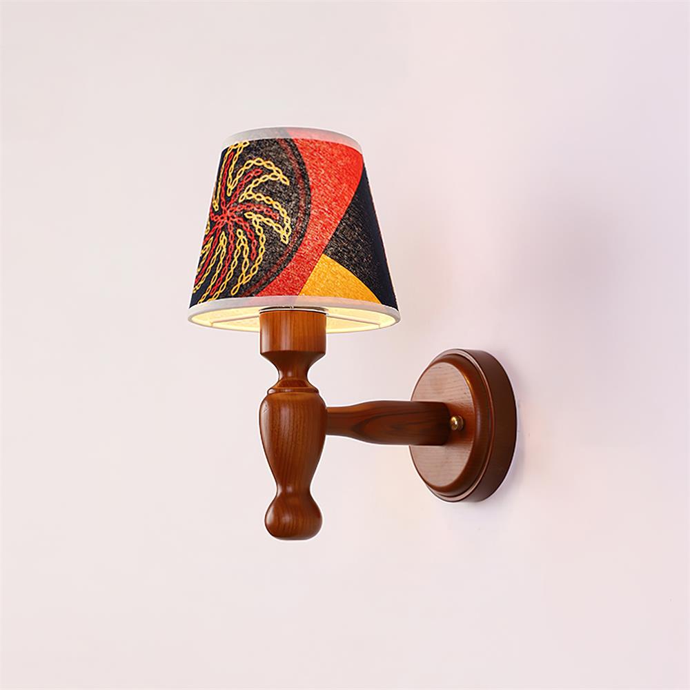 Orbel Mapleleaf Wooden Wall Lamp-Neutral Decor
