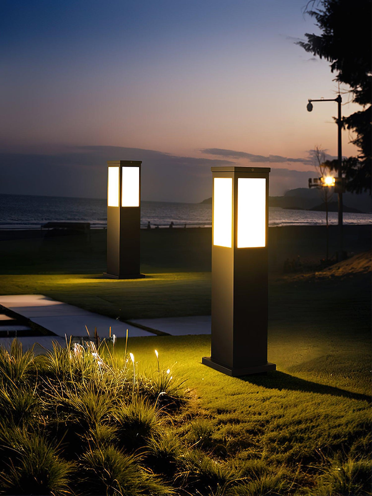 Soliane Lampe Exterieure Solaire de Type Bollard