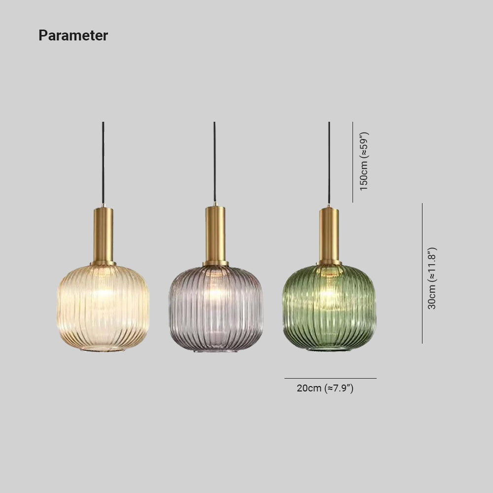 Valentina Luminaires Suspension Verre Moru Chambre à Coucher