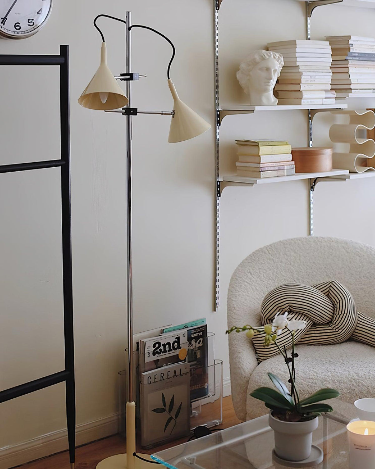 Lampadaire en Laiton