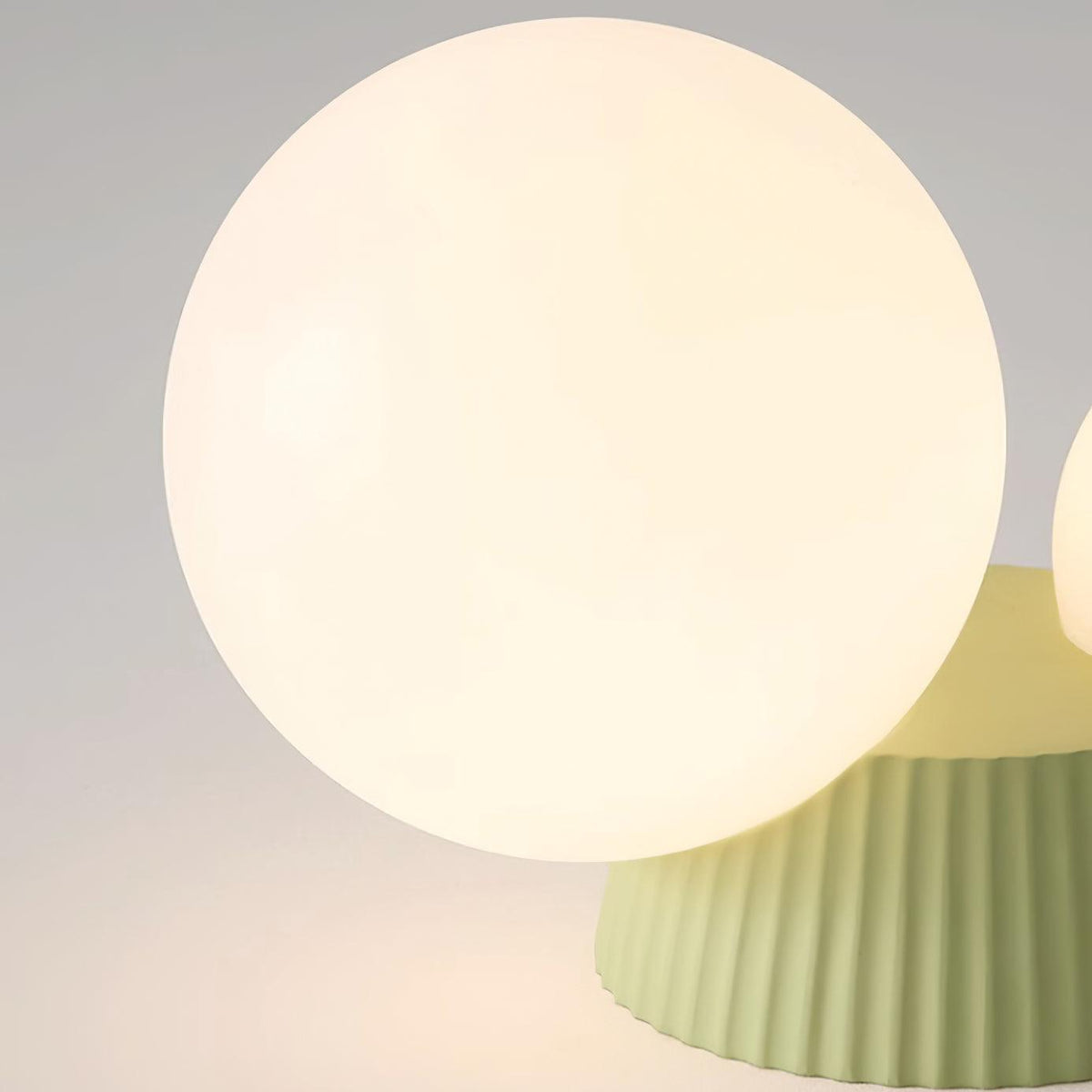 Tovae Ceiling Light Playful Asymmetry with Dual Frosted Glass Globes-Neutral Decor