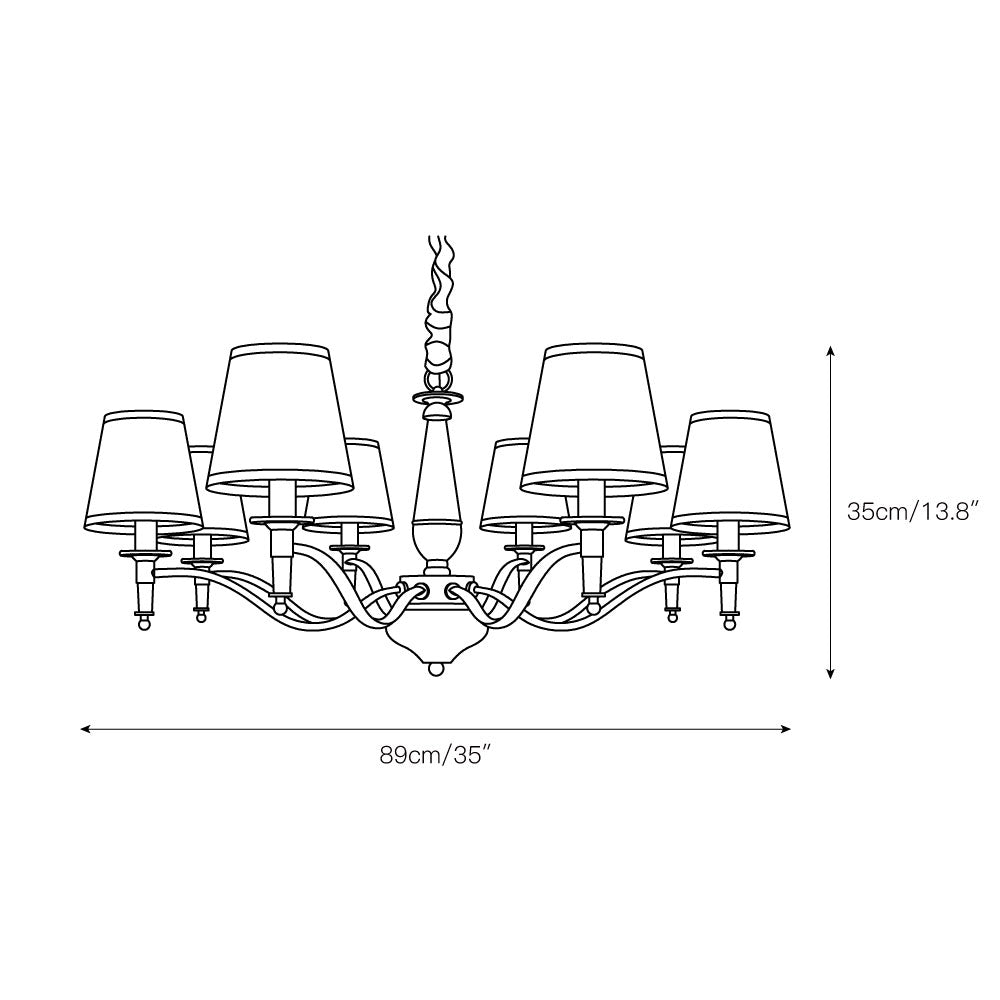 Torelise Lustre en Tissu et Laiton Industriel Vintage de Luxe