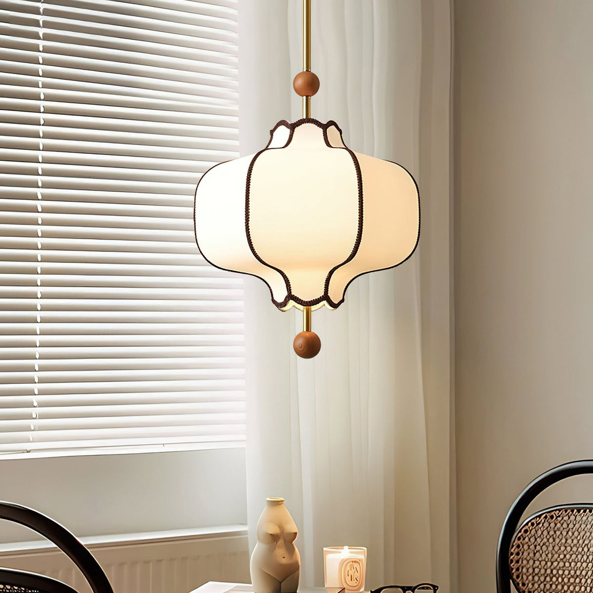 Aura Suspension lanterne en Tissu