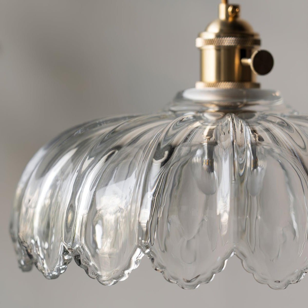 Limea Green Glass Flower Pendant Light-Neutral Decor