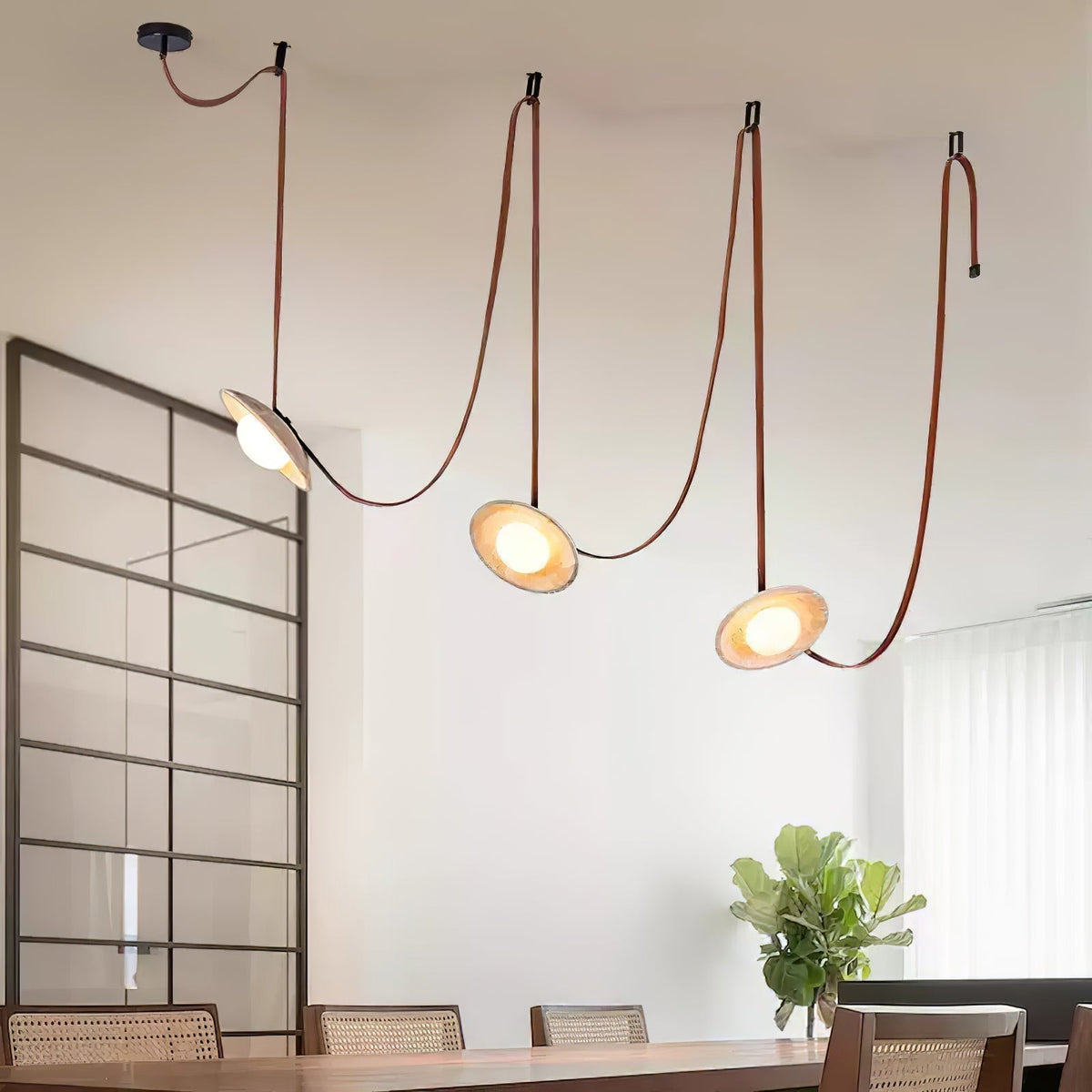 Ulsoryra Organique Travertin Pendentif Lumière Grappe