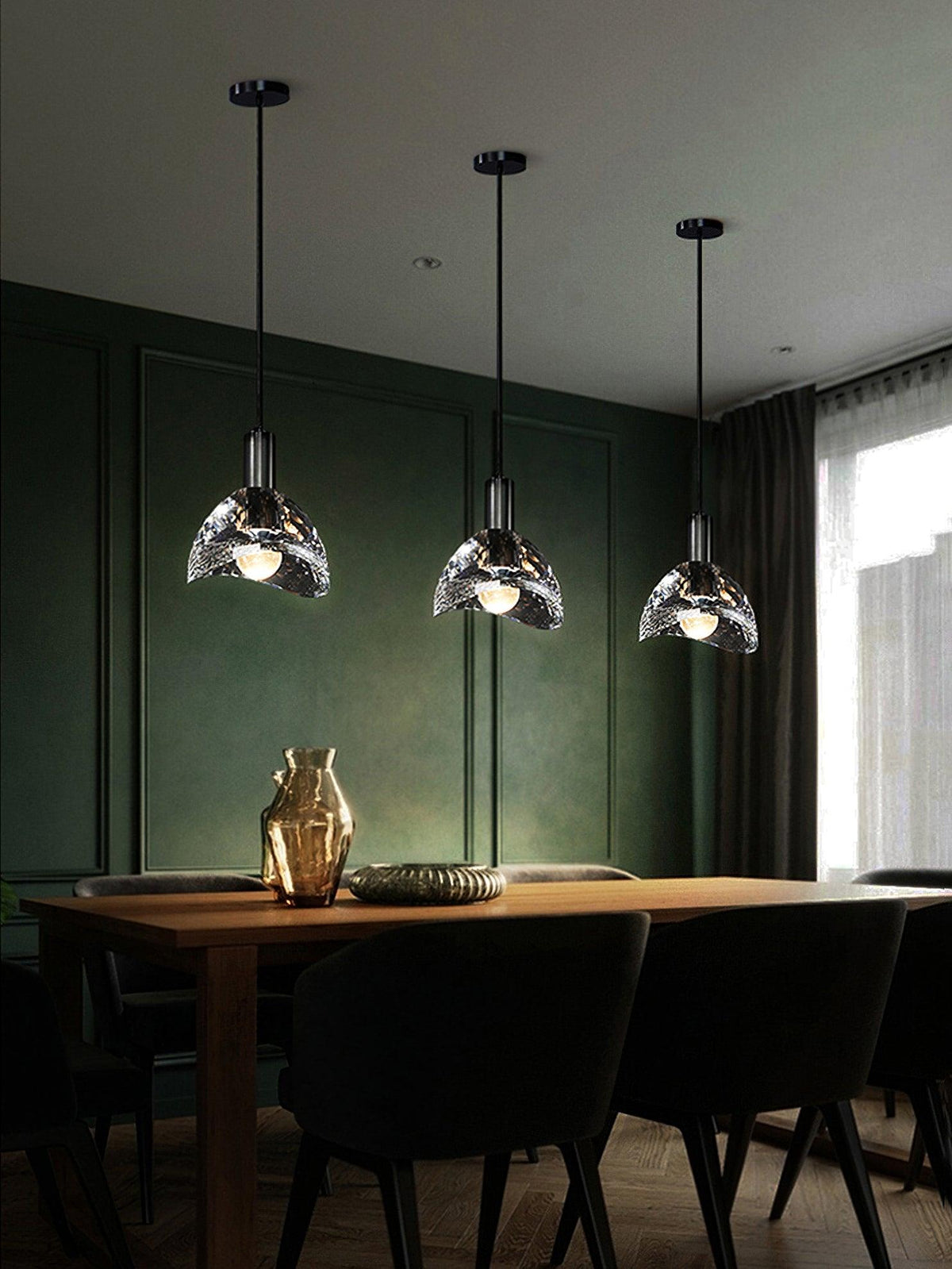 Casios Suspension en Verre Art Nordique Premium