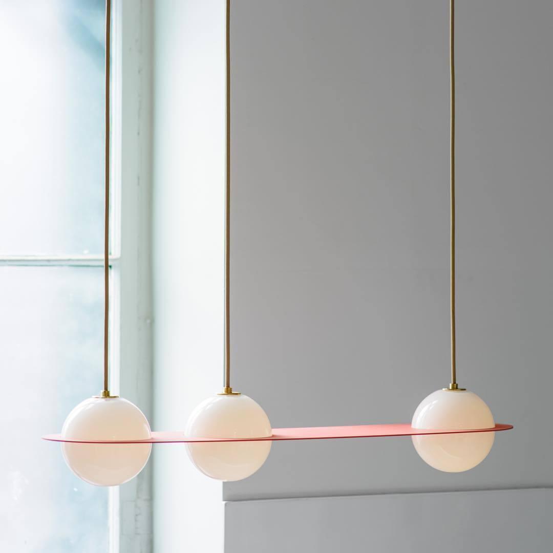 Selan Suspension en Verre Noir