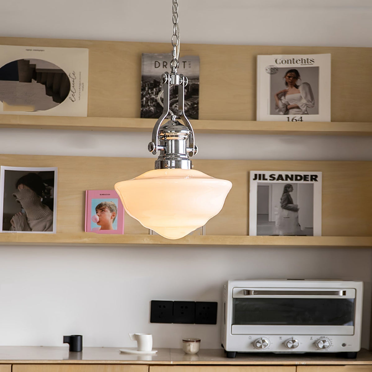 Lauraria Premium Nordic Art Verre Suspension Lumière